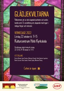 Glädjekviltarna - en utställning om skapandet med tyger @ GulaSalen i Hölö Kyrkskola