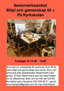 Seniorverksamhet 65+på Kyrkskolan @ Kulturcentrum Hölö Kyrkskola
