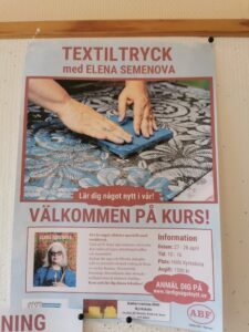 Textiltryck med Elena Semenova