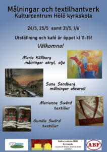Målningar och textilhantverk