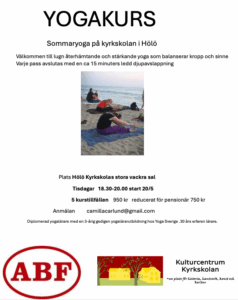 Sommaryoga på Hölö Kyrkskola