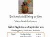 Marian Kubes septemberutställningsaffisch
